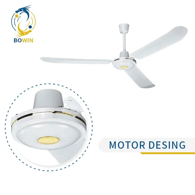 High quality 56  inch invisible ceiling fan 3 blades with  remote