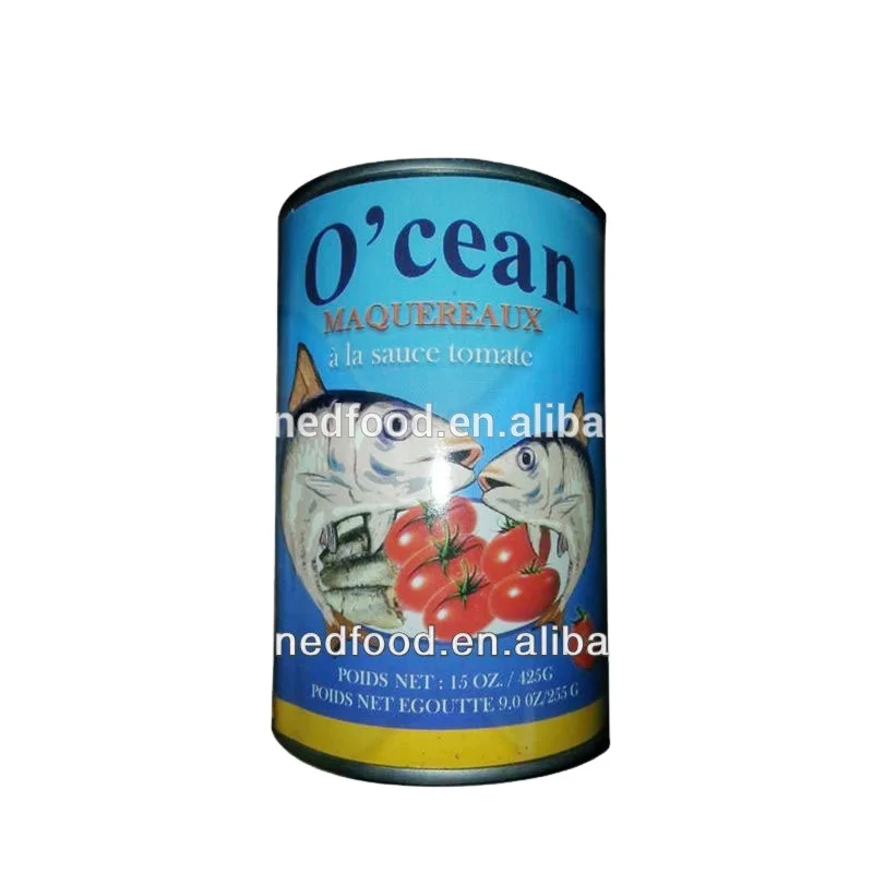 2021 Chinese hard open easy open tin mackerel fish can horse mackerel importers in Africa