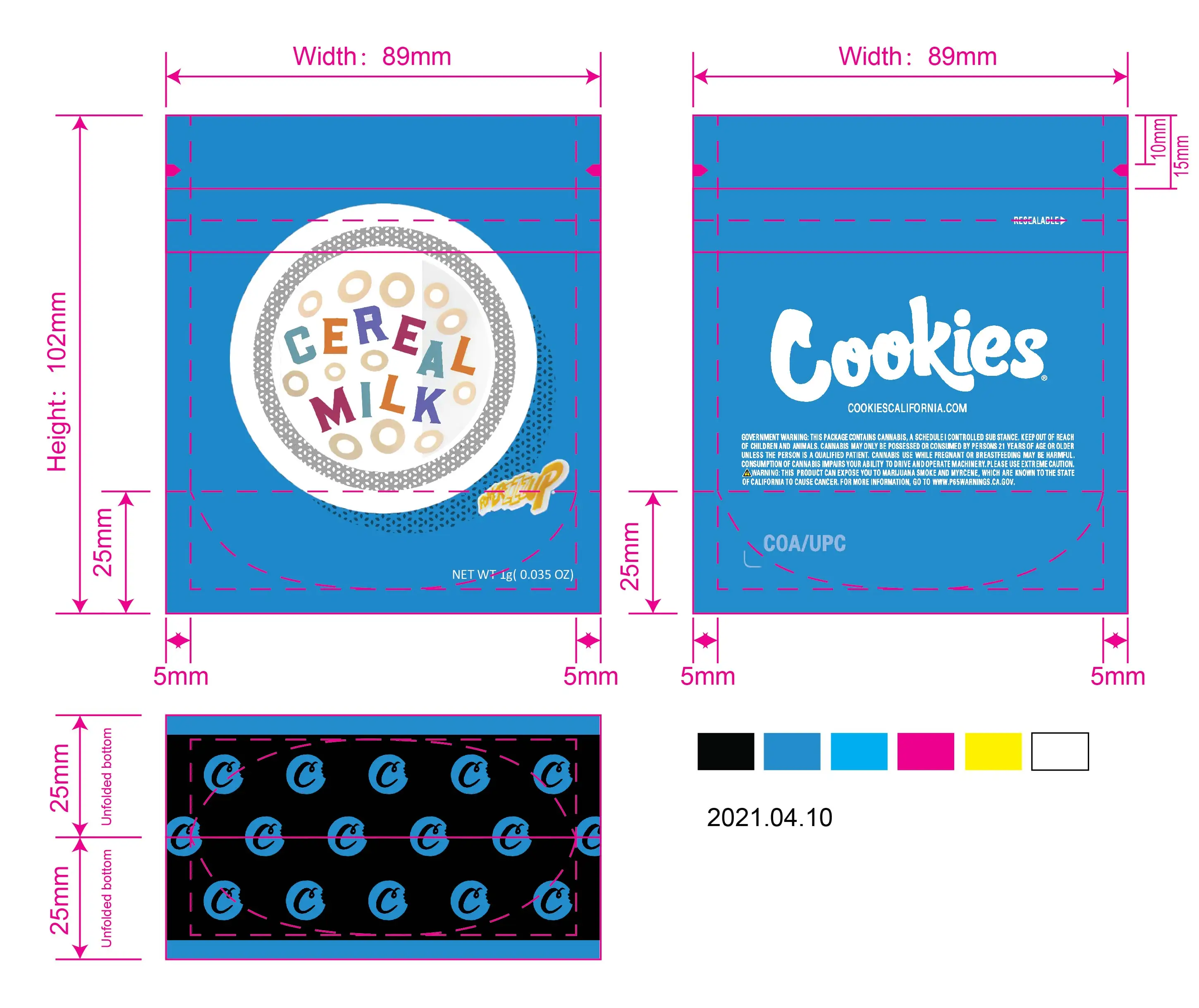 
Not only Custom but ready in stock 1g 8 design flower bags soft touch bags 