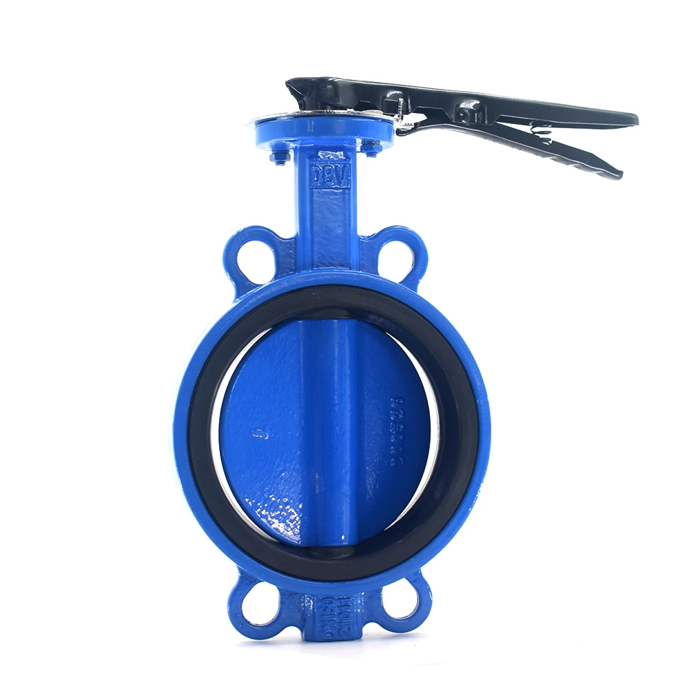 Pneumatic Actuator Wafer Type Butterfly Valve PN16 with Positioner