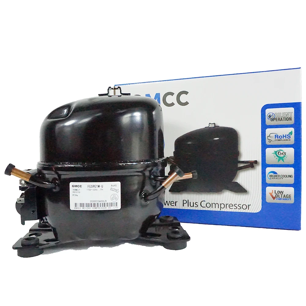 GMCC Midea лучший бренд R134a R600a 1/6HP 1/5HP 1/4HP 1/3HP 1/2HP герметичный промышленный холодильник Компрессор