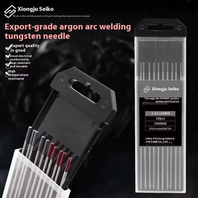 Manufacturer Wholesale Durable Industrial Grade Argon Arc Needle Tungsten Material with Good Conductivity and Low Melting Rate