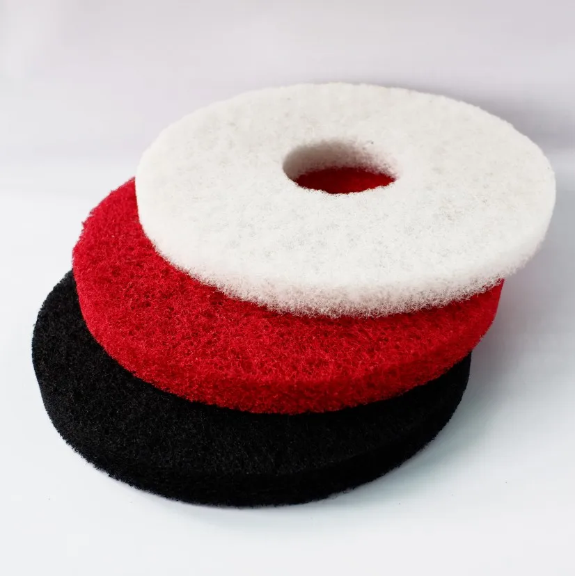 Non Woven Black White Red Floor Polishing Pad for Polishing Machine