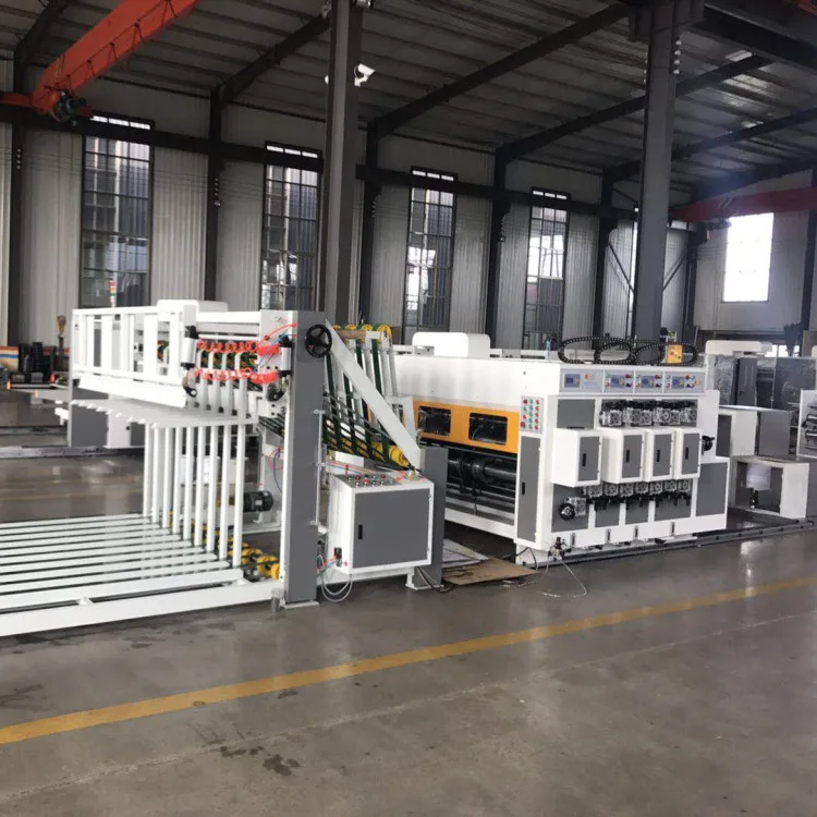218 lead edge feeding printing slotting machine for corrugated box making