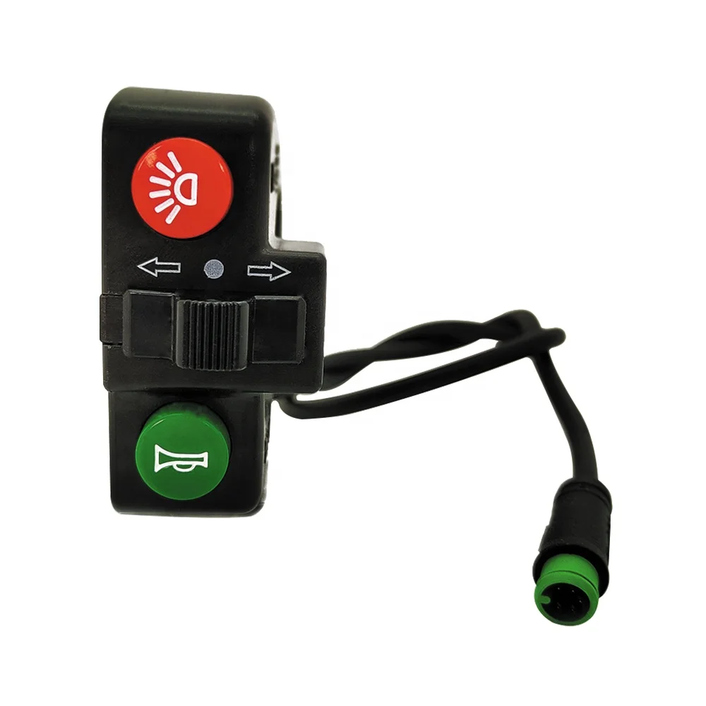 24V/48V/60V Electric Bicycle Lamp ebike Front Headlight horn switch Turn Light Taillight For E-bike Conversion Kits
