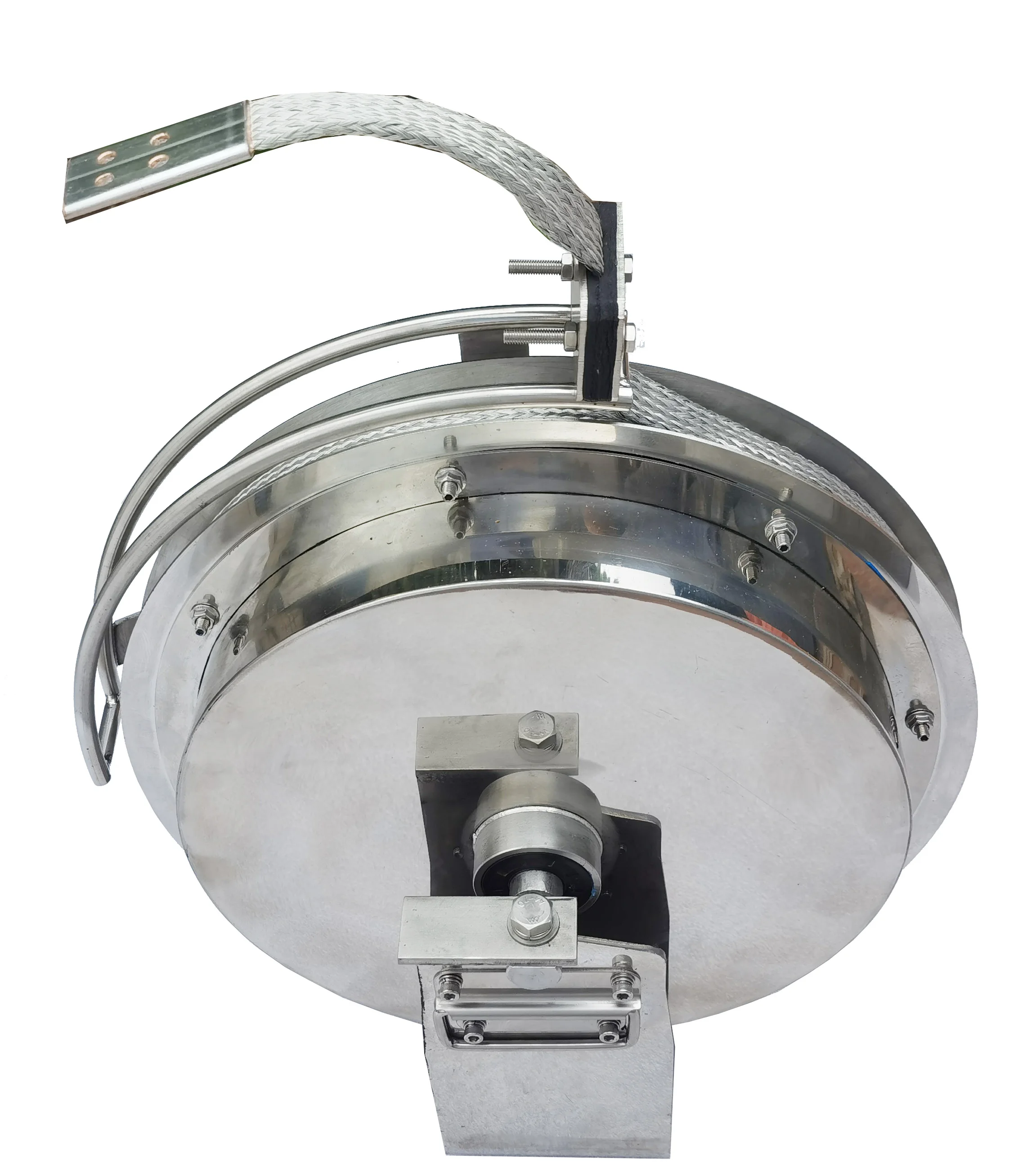 Retractable/Rewinder Anti-Static Earthing/Grounding Reel with Bypass Conductor for Floating Roof Storage Tanks