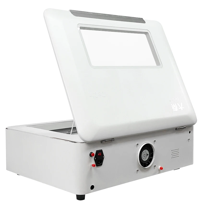 DAQIN Laser Machine with CO2 Laser Tube Bulk Production Tablet Mobile Phone Tempered Glass Screen Protector Cutting
