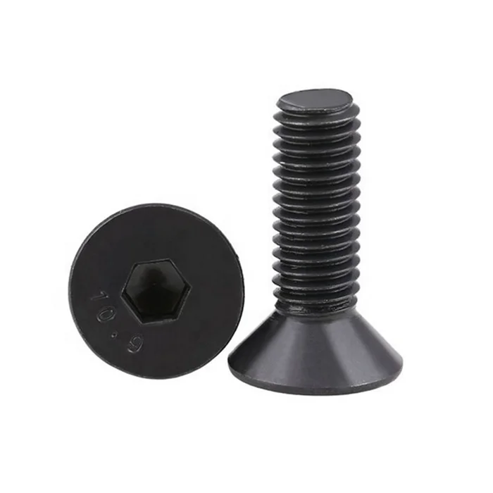 Screw Manufacturer 1/2 inch black CS Hex Socket Csk Head Countersunk Head Cap Screw