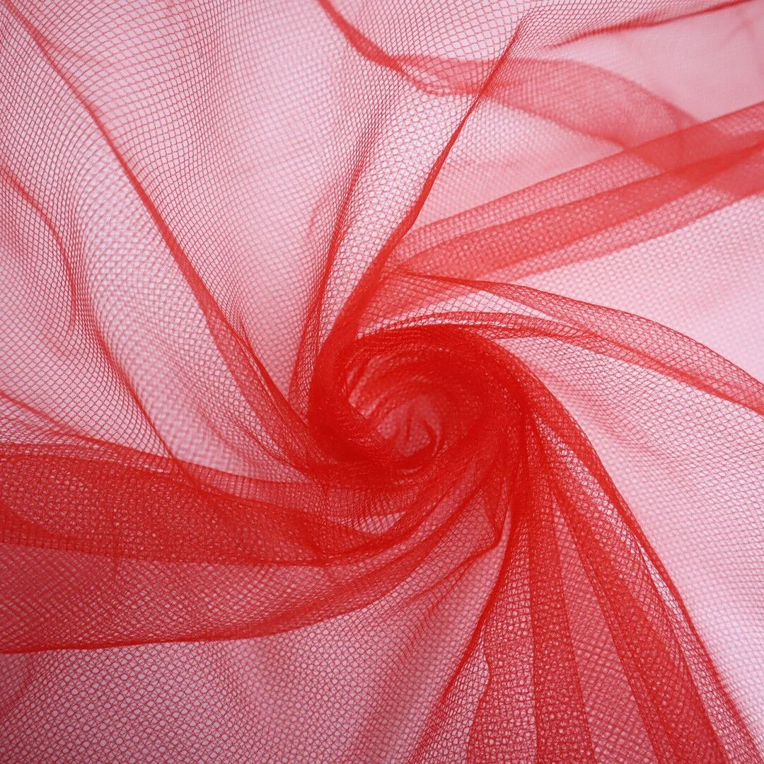 Light weight 30-55gsm 100% polyester Dyed Knitted Mesh Fabric knit fabric