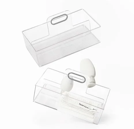 High Quality Transparent Plastic Multi-use Portable Bathroom Shower Caddy Tote Spice Organizer