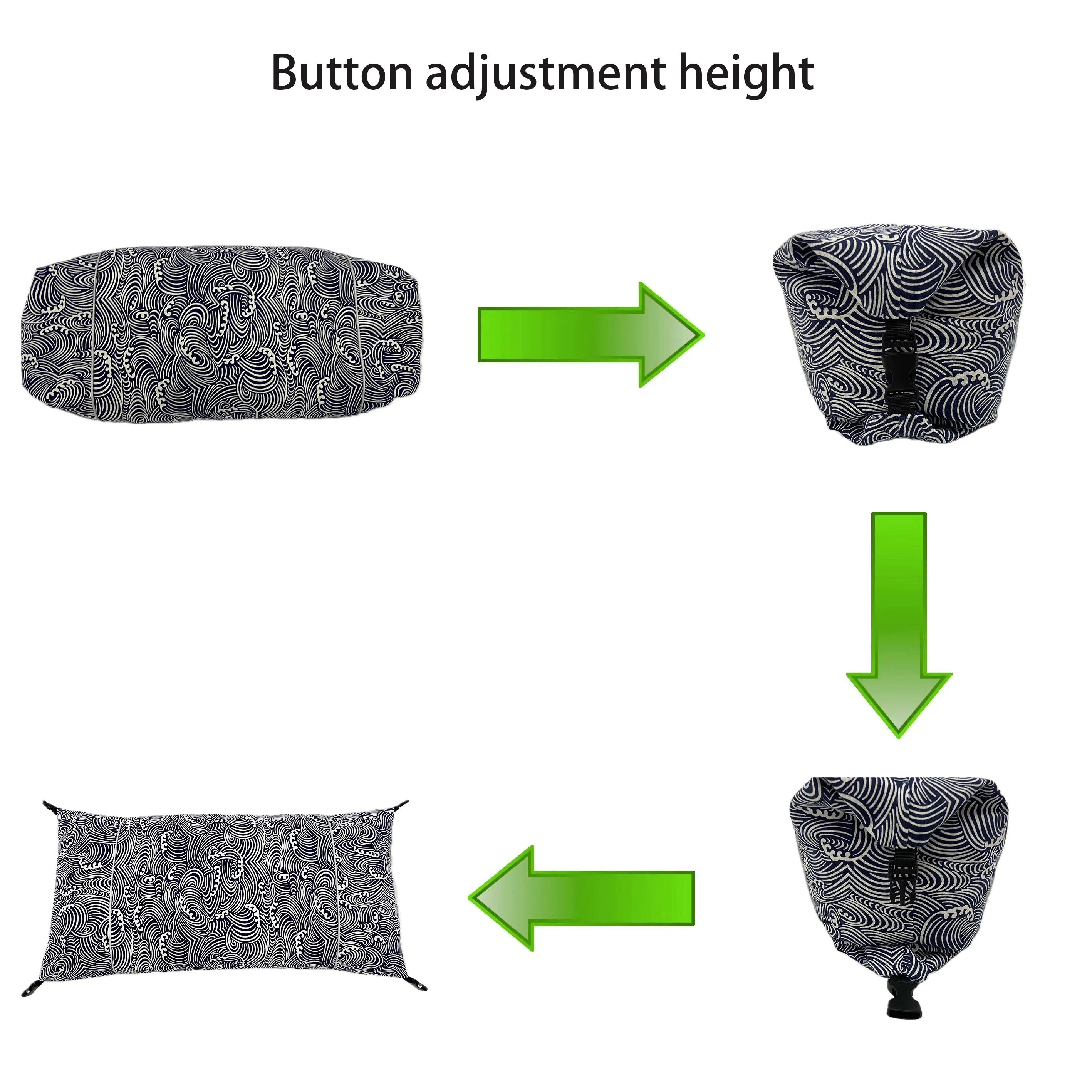 Meditation Pillow Comfortable Floor cushion Buckwheat shell pillow sleeping pillow for Adults Premium Yoga Buckwheat Bolster