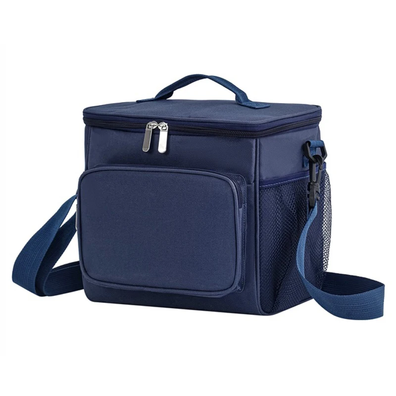 portable fresh-keeping and heat preservation bag oxford cloth single shoulder lunch bag custom size and color cooler bag