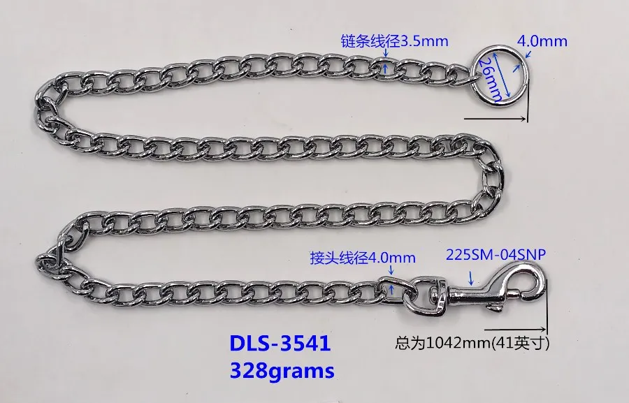 Fashion Head Necklace Pet Supplies Chain Accessories Luxury Dog Collar Pet Metal Chain Link Chains Pets