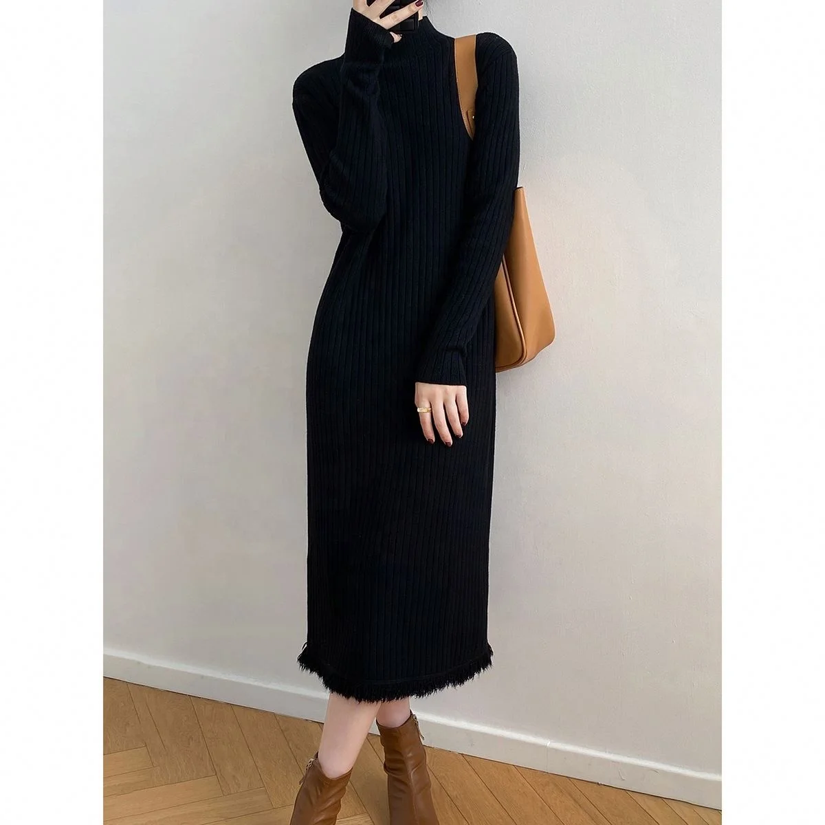 Elegant Women Clothing High Quality V Neck Long Sleeves Designer Clothes Sweaters Cardigans Vintage Winter Clothes for Women