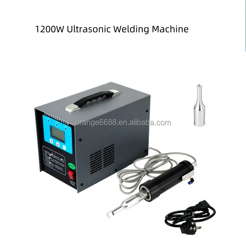 800W 1200W 2815Z Handheld Ultrasonic Spot Welder Machine for Chicken Manure Belt PVC