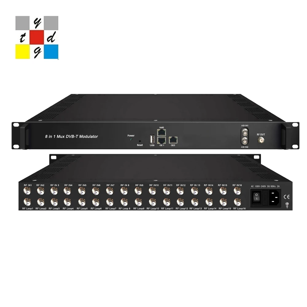24 channel rf digital cable qam modulator