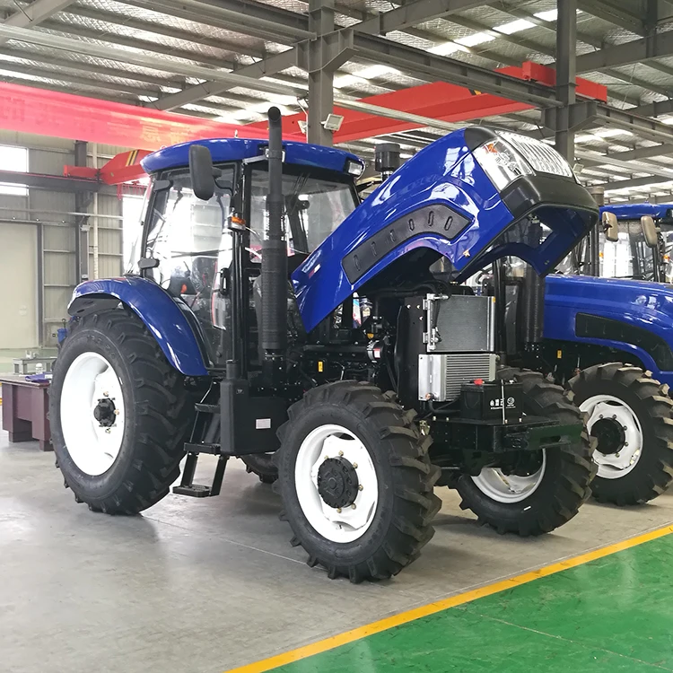  Малый и средний размер использовать 4WD 130hp фермерский трактор с фронтальным погрузчиком сельскохозяйственным