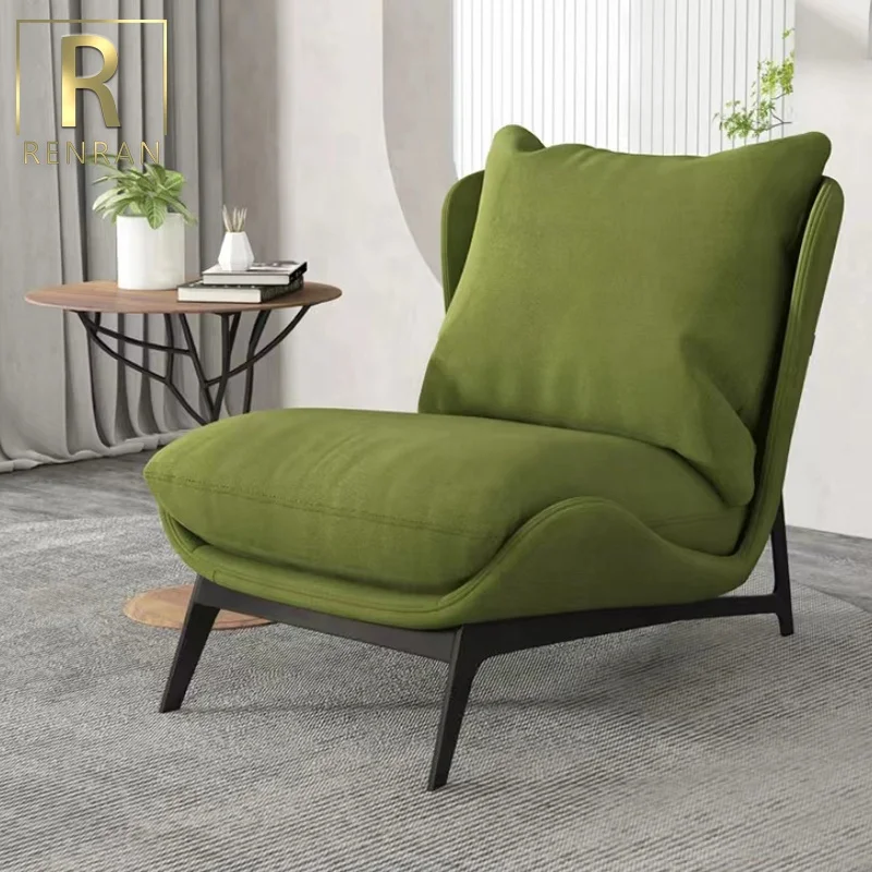 Light luxury single sofa leisure chair balcony apartment minimalist design tiger chair Nordic lazy living room leisure chair
