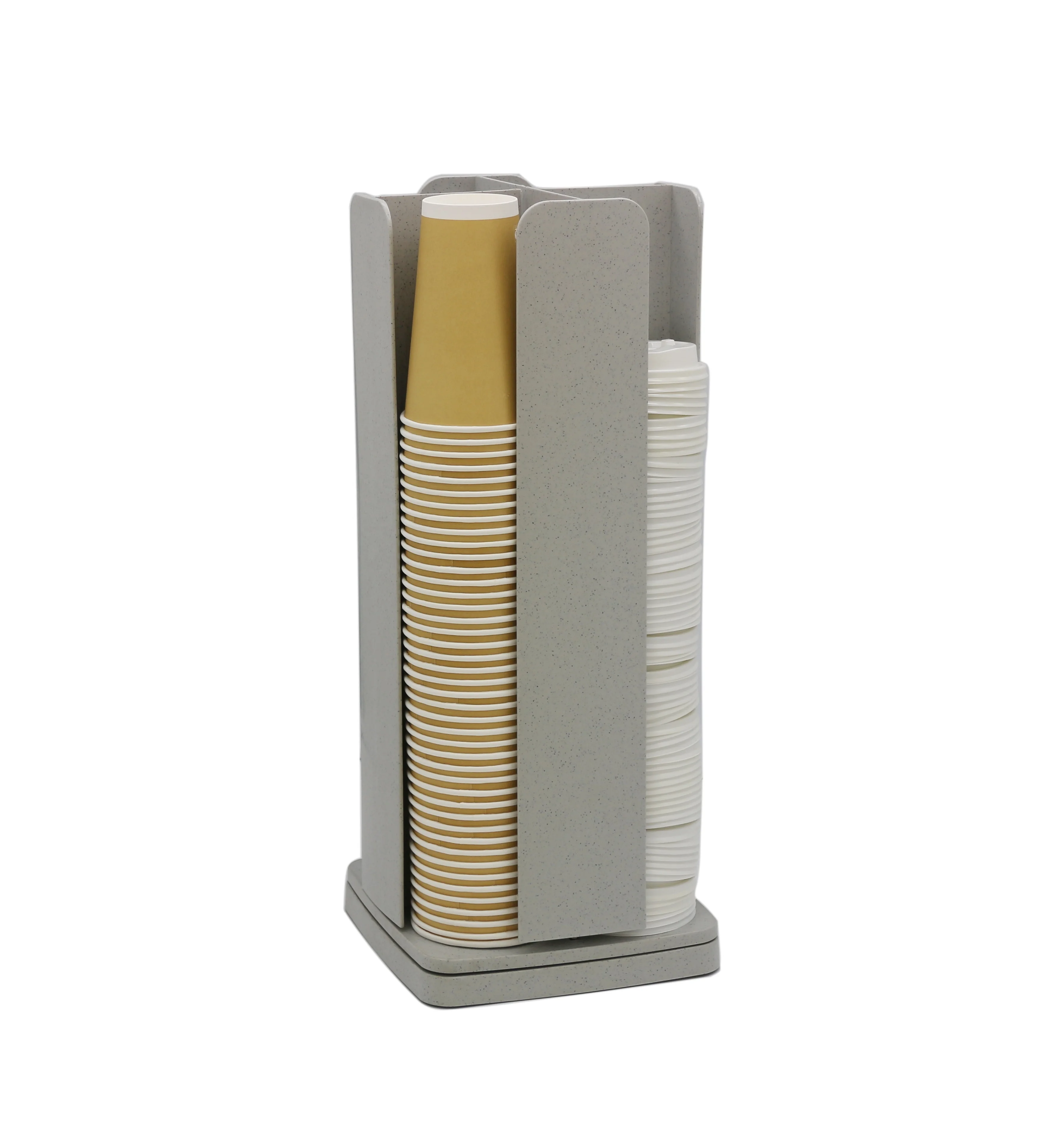 JD-86217 Paper Cup Stackable Condiment Organizer for Cafe Home Wedding Counter Display