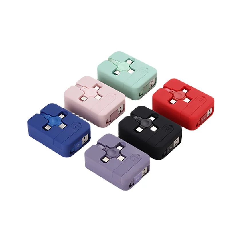 top selling in 2023 eco tpe mobile data cable manufacturers 3 in 1 retractable charging cable for iphone usb c cable