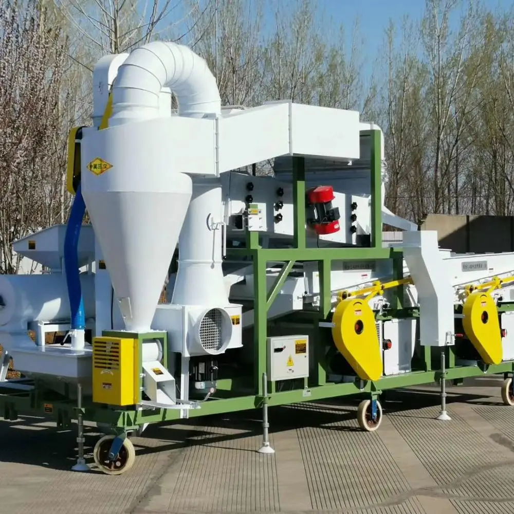 Wheat Maize Corn Paddy Grain Bean Pea Seed Vibration Cleaner Machine
