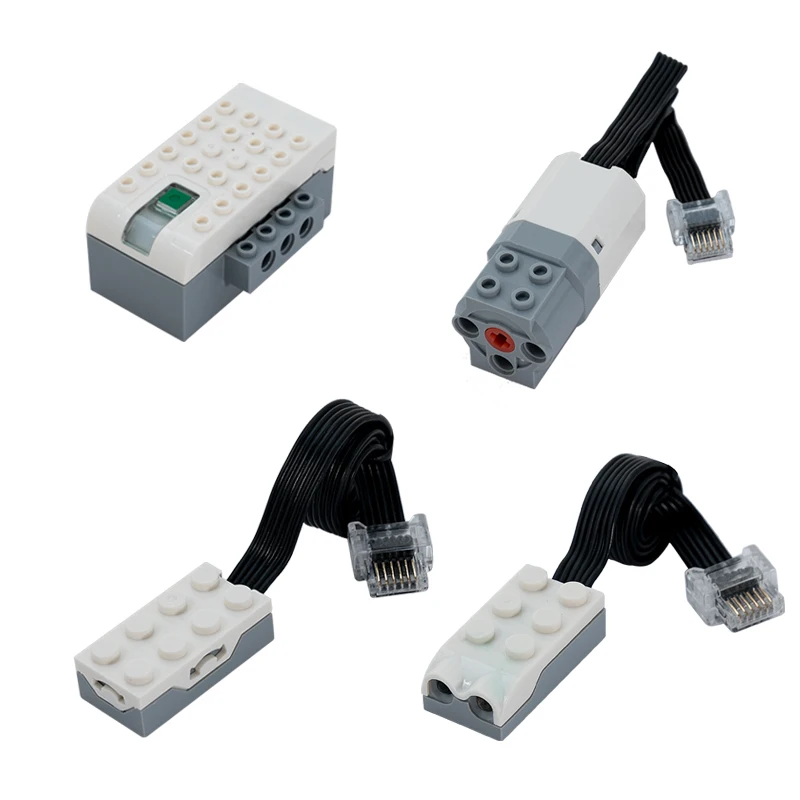 Wholesale New Wedo 2.0 Motor Power Group Electric Plastic Soft Building Blocks Play Set
