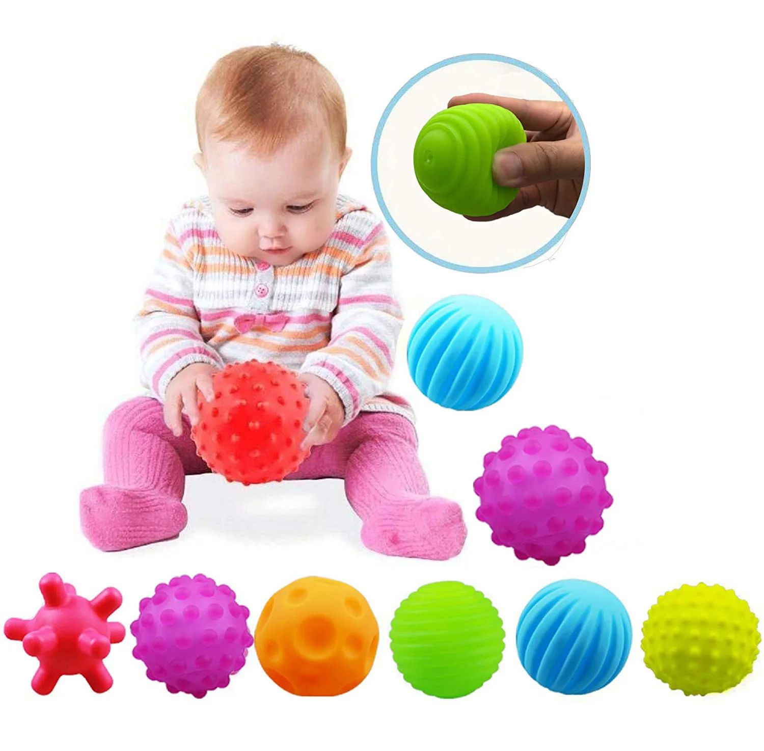 Baby Soft Building Blocks Bath Toys Colorful Educational Squeeze Play with Numbers Animals Shapes Textures