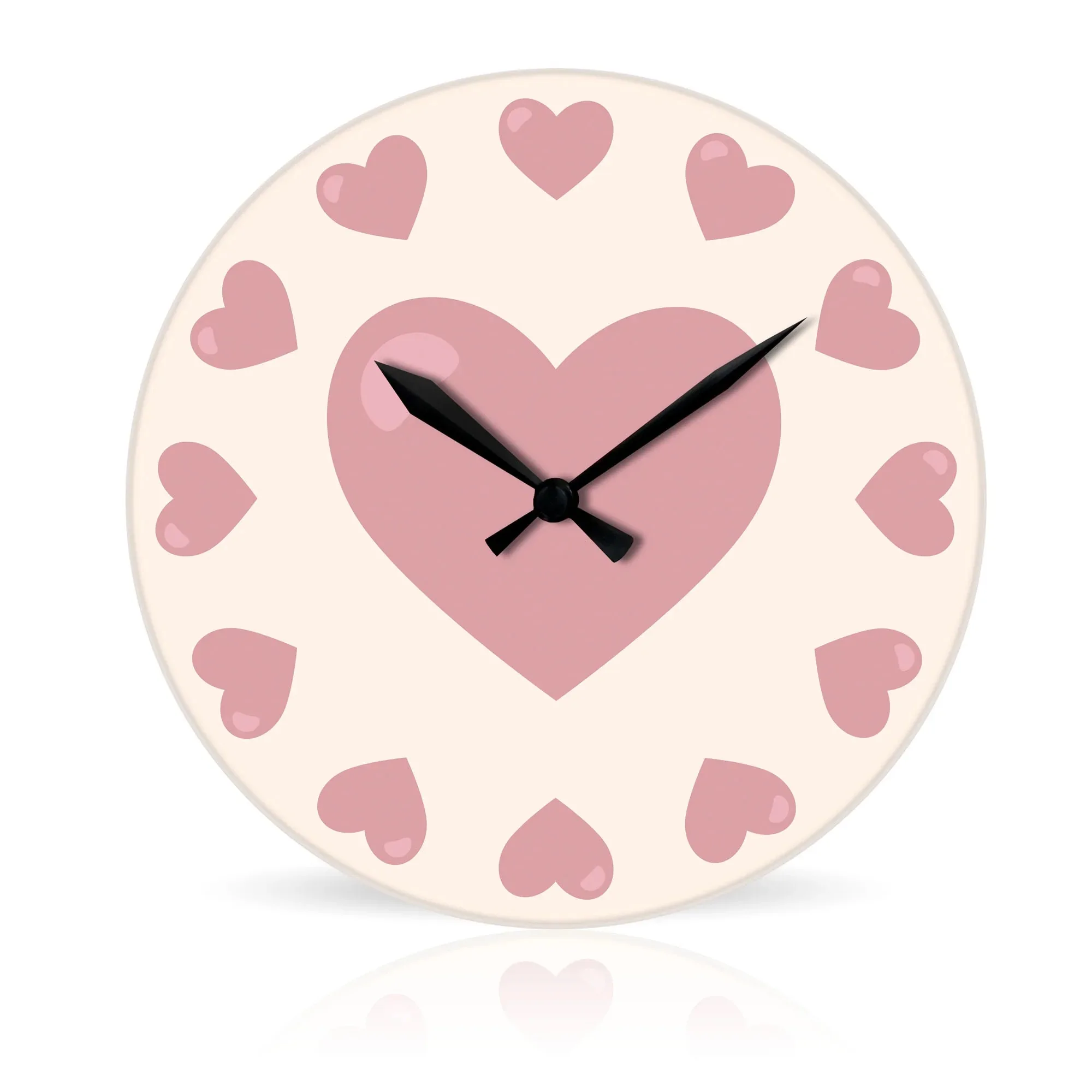 Custom Wall Mounted Acrylic Clock Creative Acrylic Lovely Clock Decor For Home Office
