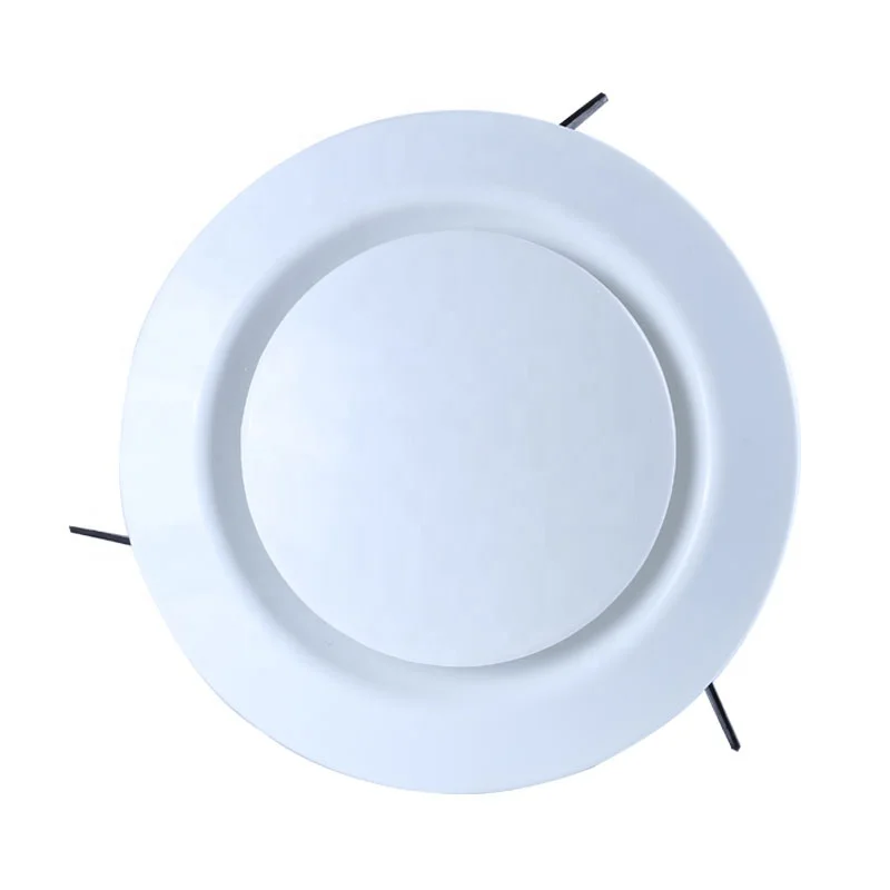 Plastic Round ABS Adjustable Air Exhaust  Vent Diffuser