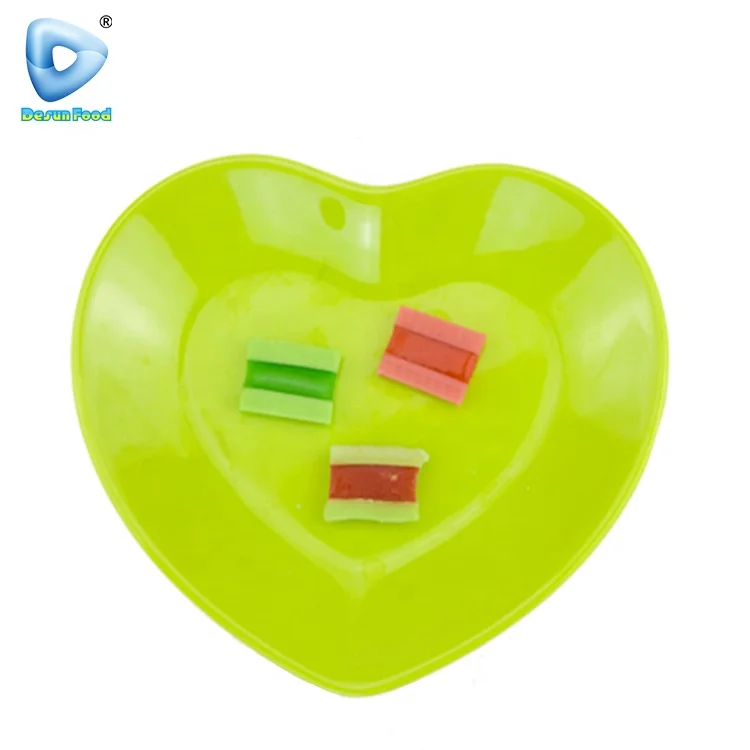 Wholesale custom colorful fruit chewing jelly jam bubble gum