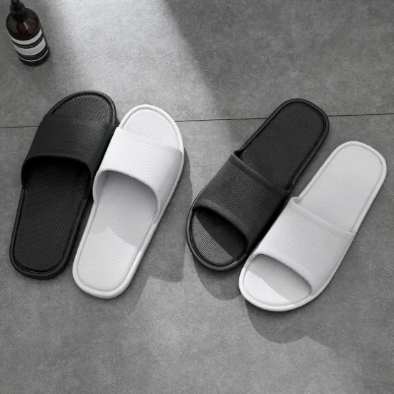 Wholesale Hotel Indoor Bath Bedroom Summer Slides Shoes Flat Sandals Custom Logo Japanese House Home Slippers For Women Men