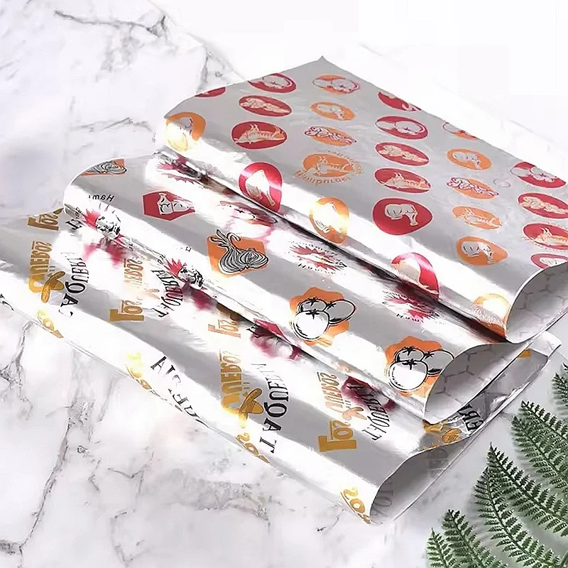 Factory Production Wrap Pre-Cut Pop-Up Aluminum Foil Sheets For Household And Packaging Food