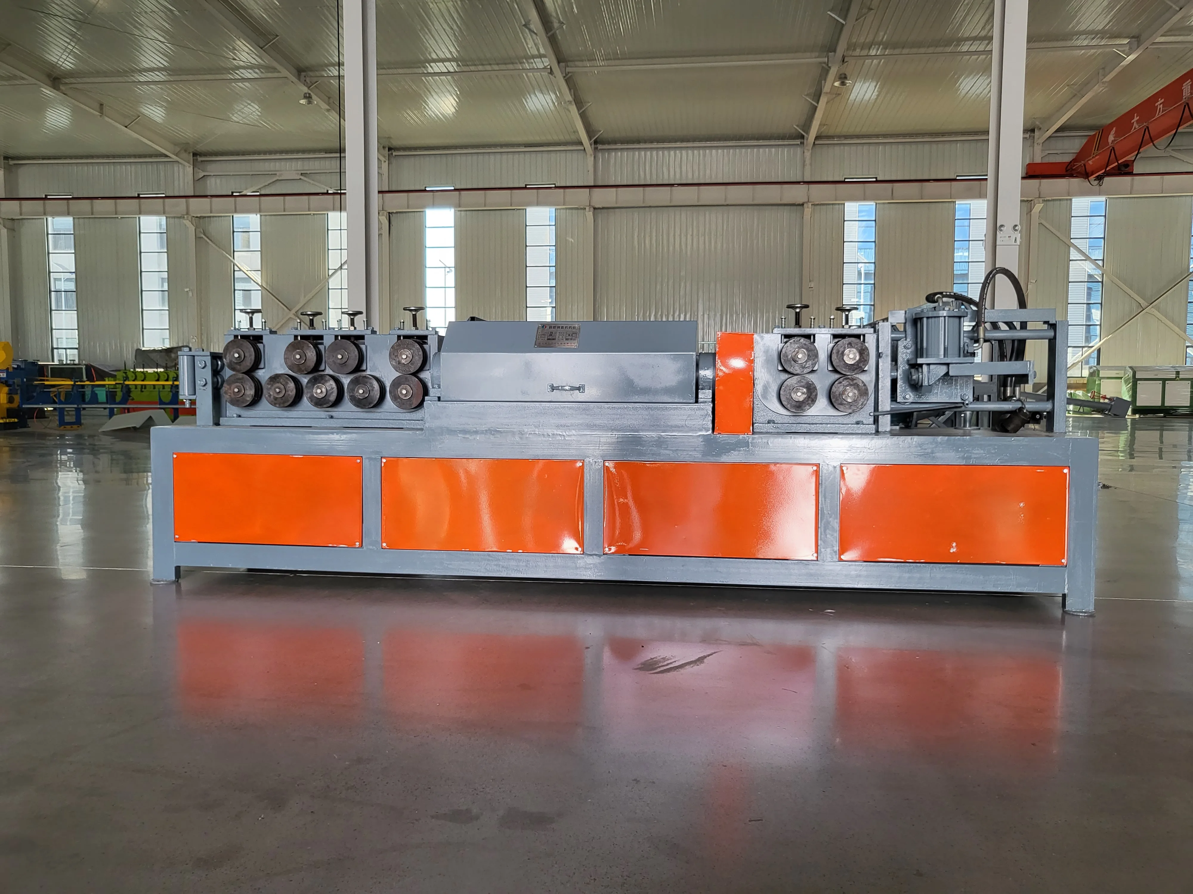 BY5-12 Automatic Steel Rod Rebar Coil Wire Steel Bar Straightening and Cutting Machine