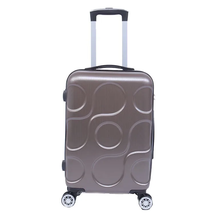Customized ABS hard 3 piece New Mold Trolley Case hard shell Cabin travel suitcase luggage set trolley Bag