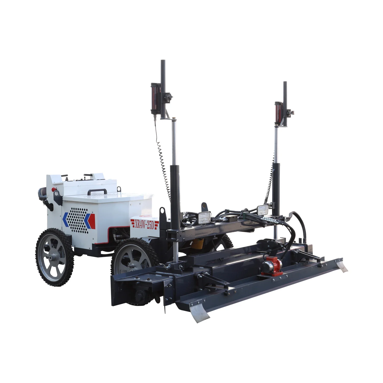 Laser scanning concrete paver concrete paving smooth machinery