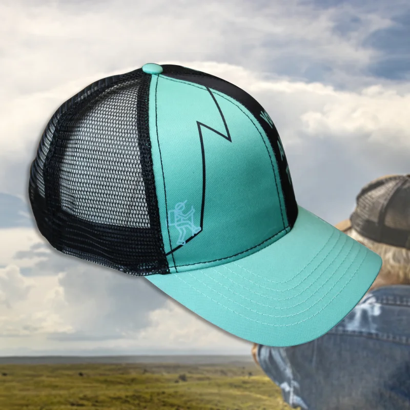 Wholesale Custom New Vintage Mesh Baseball Hat Sports Caps Fitted Hats Washed Denim Distressed Dad Cap Trucker Ponytail Hat