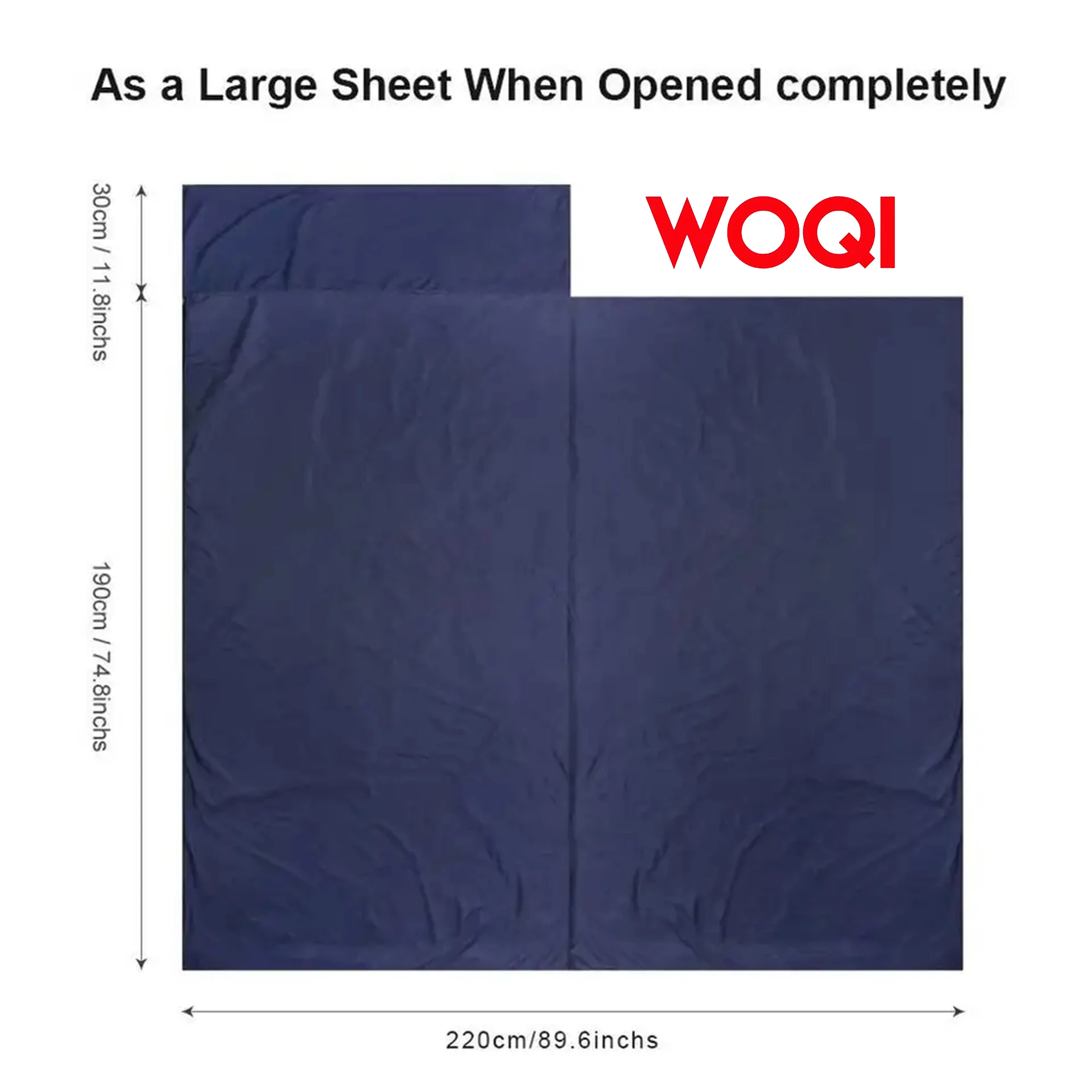 Woqi Travel Camping Sheet Lightweight Compact Envelope Sleep Bag  Liner