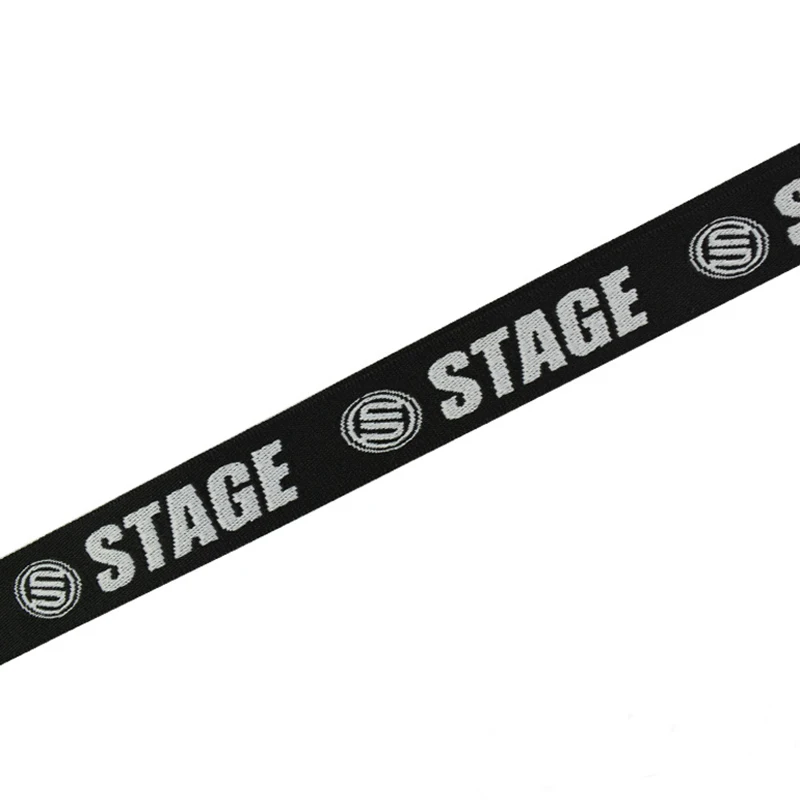 Black Color Lanyard Breakaway Custom Silkscreen Printing Logo Polyester Airbus Lanyards for Mobile Phone