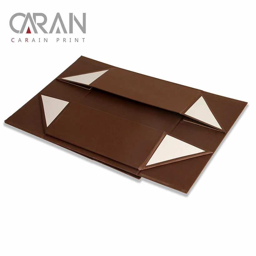 
Custom Golden Logo Printing Luxury Packaging Hard Brown Paper Box for Candle Gift Wine Clothing Food 