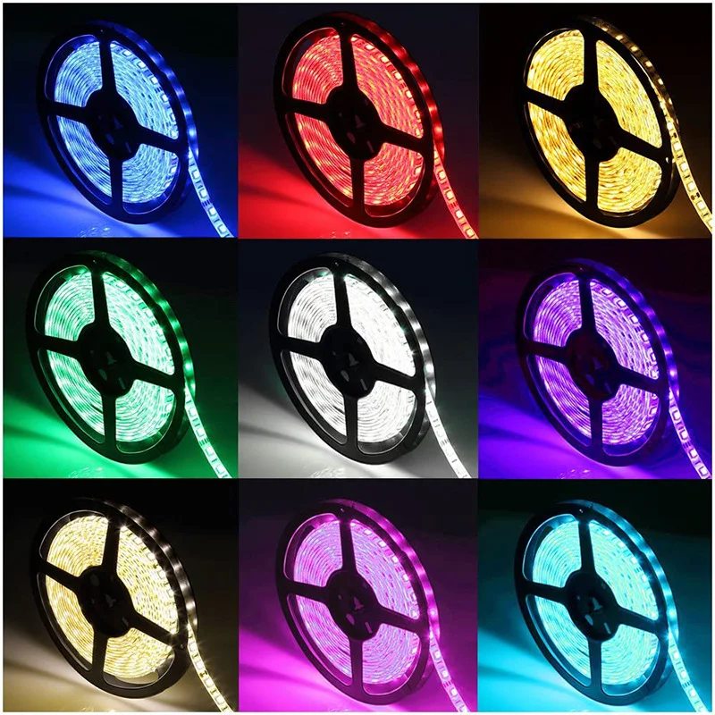 Светодиодная лента 5050 RGB с дистанционным управлением 5 м 10 12 В