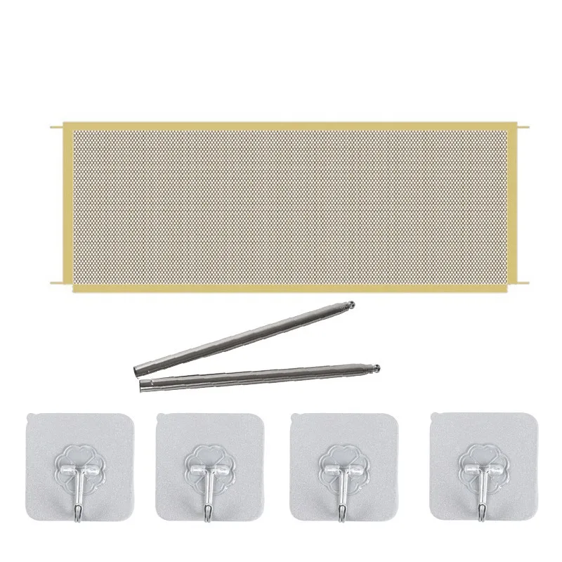 Pet dog fence nylon foldable dog isolation net cat and dog safety protection fence non perforated pet supplies