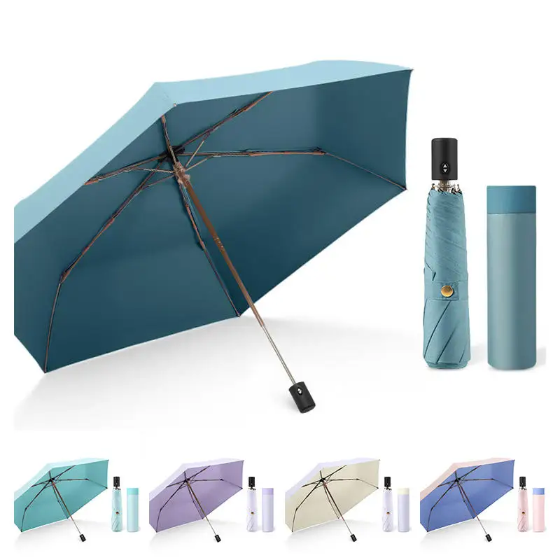 Japanese Dual-Purpose Business Umbrella Light Automatic Sunscreen with UV Protection Rain/Shine Customizable Logo Printing