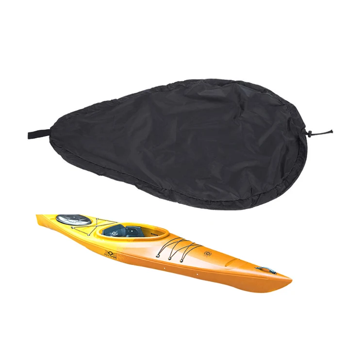 Canoe Seat Cover Black Oxford Cloth Waterproof Sunscreen Dustproof Ocean Boat Seat Cover