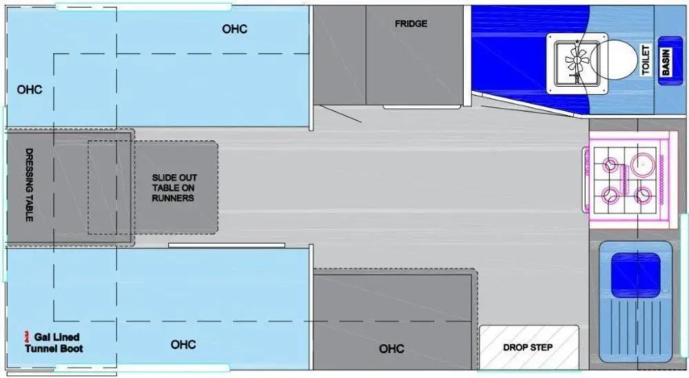 
Mini Lightweight Camping Travel Mover Pop Top Caravan Trailer Made in China 