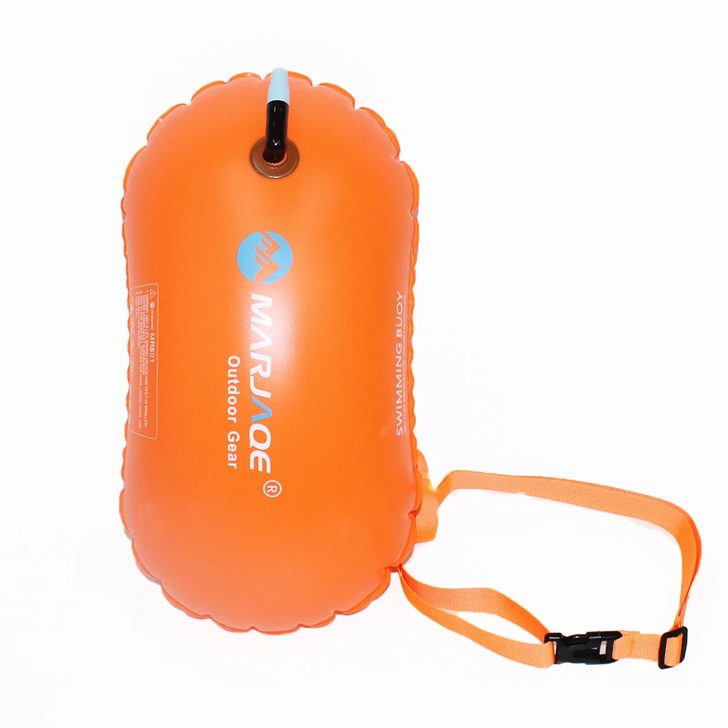 Light Weight High Quality Outdoor Open Water Waterproof PVC Inflatable Safe swim safety float Swim Buoy