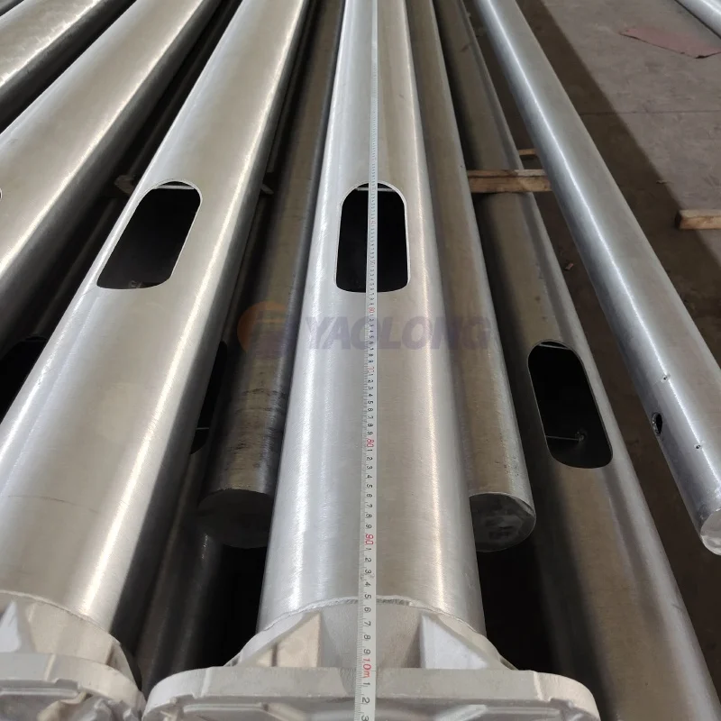 new 3 meter spun pole for street lamp aluminum alloy lamp post bases