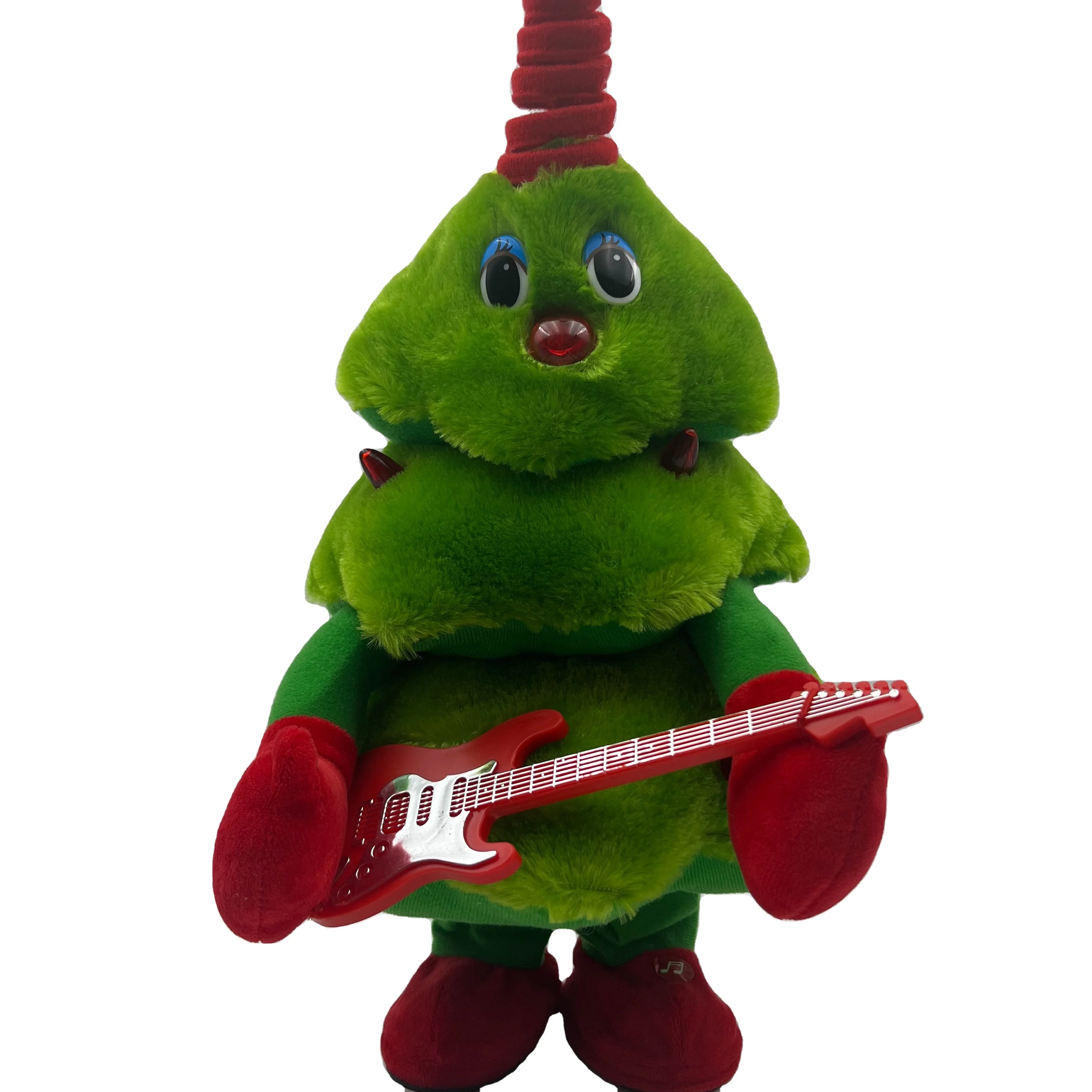 New Released Singing and Dancing Feet with Lights Swaying Christmas Tree Electric Toy for Children Playing