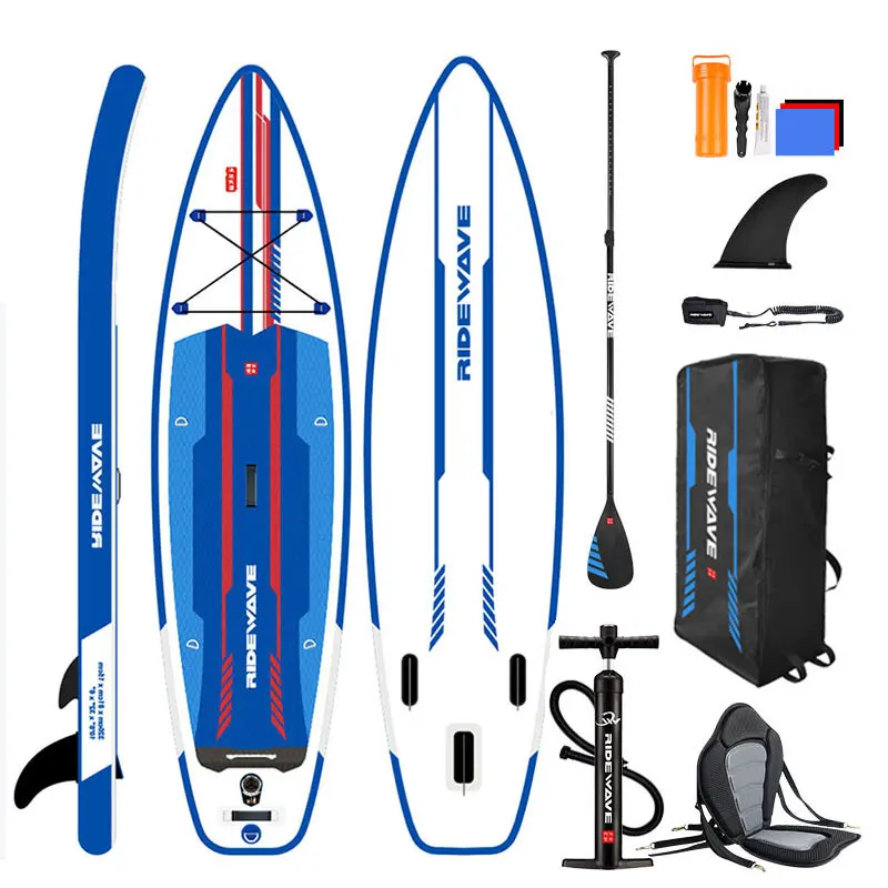 OEM SUP синяя надувная доска с подставкой и сиденьем для Каяка