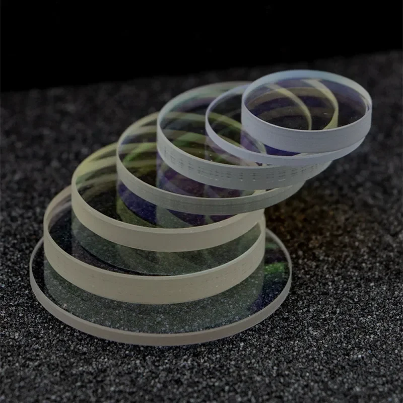 80W quartz window slice 405nm-450nm double-sided antireflective film blue  engraving and cutting laser protective lens  13X2mm