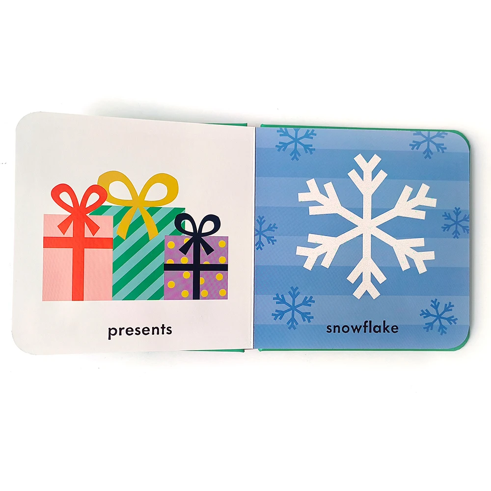 customized children books printing happy christmas story hardcover books for kids full color board best gifts for babies